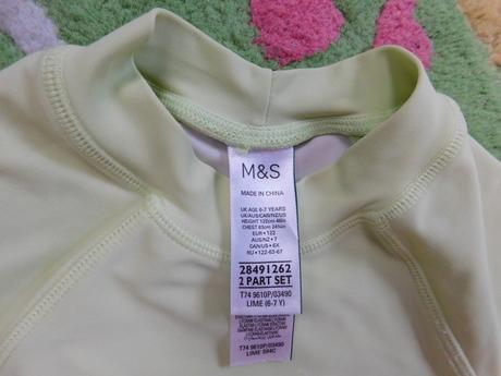 Ochranné tričko do vody marks & spencer, marks & spencer,122