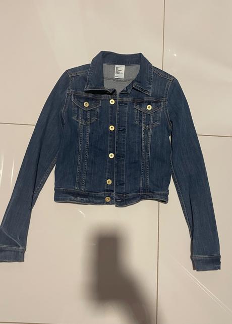 Riflová bunda, h&m,34