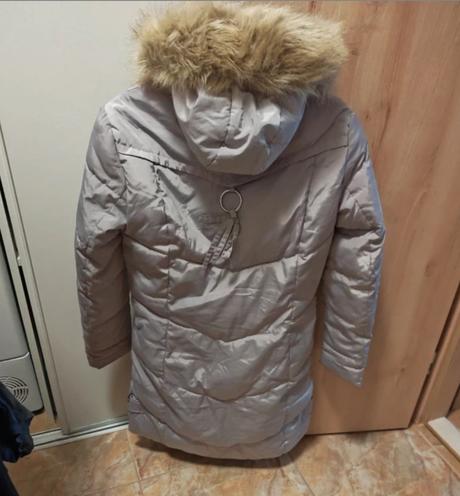 Krásna dlhšia zimná bunda, reserved,xs
