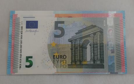 Euro bankovky unc draghi set, 