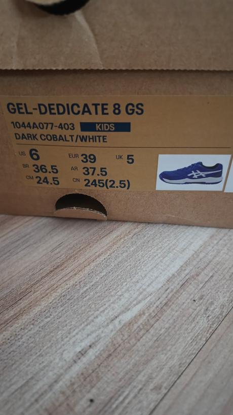Tenisky asics gel dedicate 8 gs, asics,39