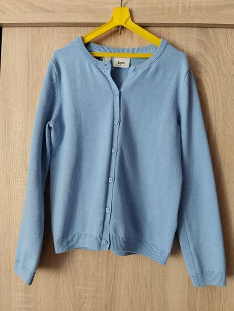 Modry svetrik 128/134, bonprix,128