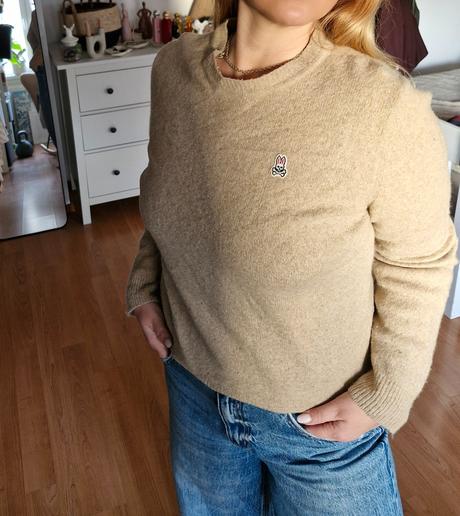 Vlnený sveter psycho bunny, m