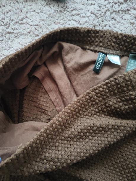 Zvonové  "pletené" nohavice, h&m,l