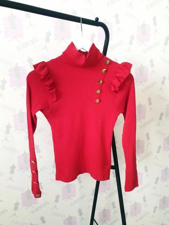 Červený svetrík xs, xs