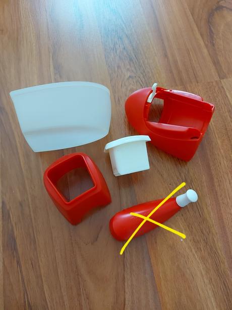 Mlynček tupperware - náhradné diely, 