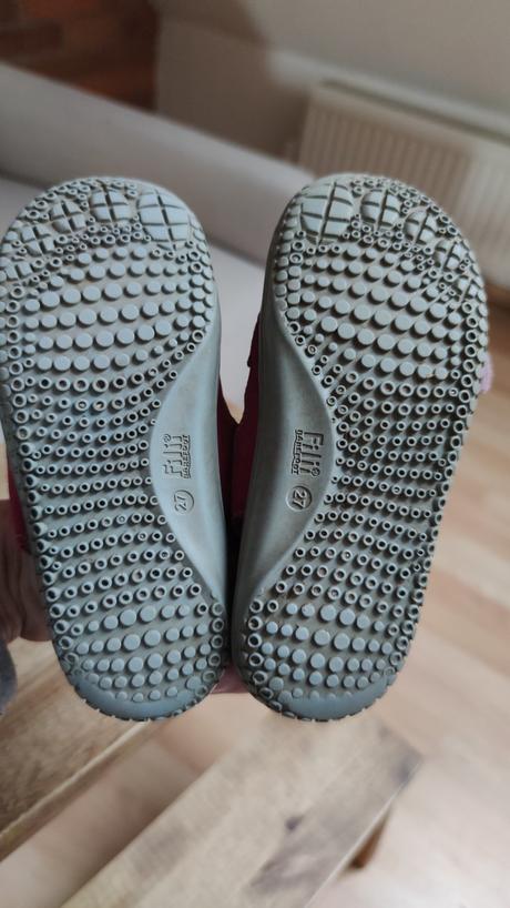 Filii barefoot m - velours pink velcro, filii,27