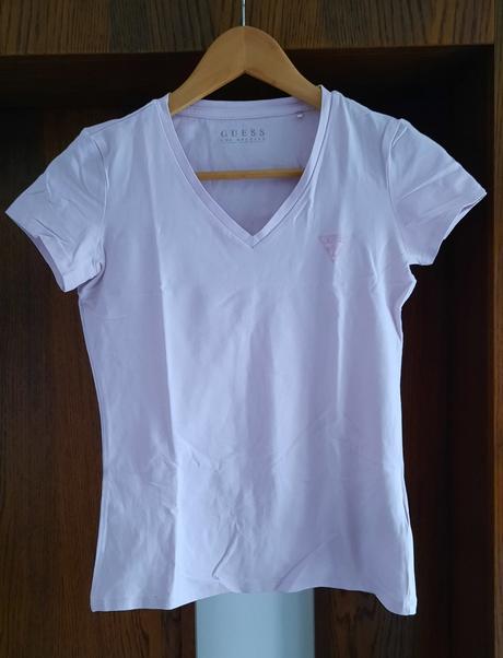 Ružové tričko, guess,s