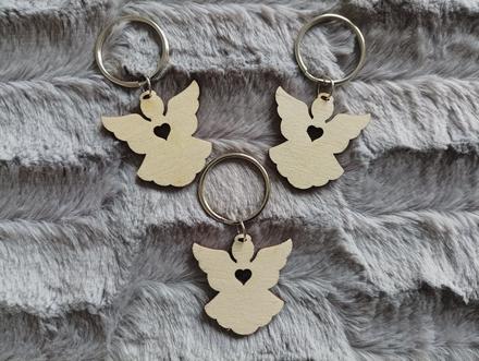 Drevené kľúčenky, 
