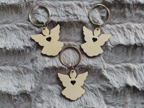 Drevené kľúčenky, 