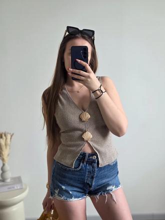 Zara rifľové kraťasy 38, zara,38