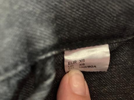 Džínsová bunda h&m, h&m,xs