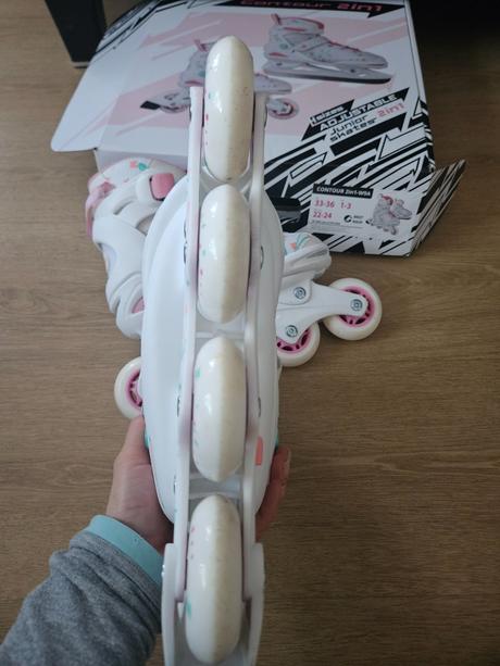 Kolieskove korcule 2v1 velkost 33-36, zealot,33
