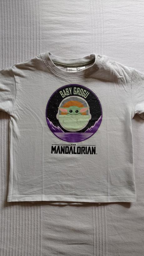 Tricko mandalorian grogu star wars, h&m,86