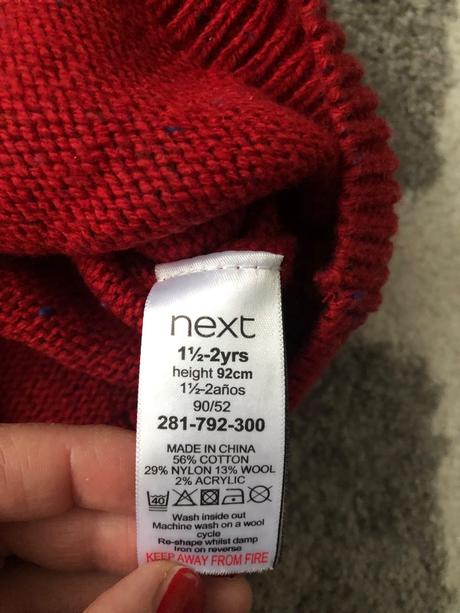 Novy sveter next 86/92, next,86