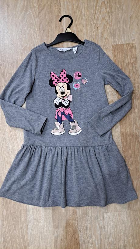 Šaty s minnie, h&m,128
