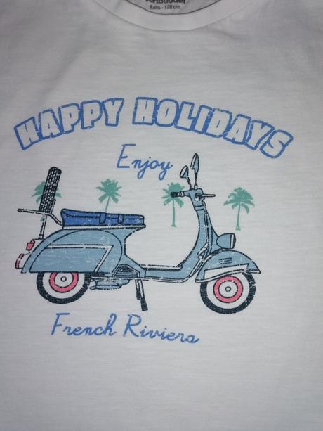 2x tričko, vertbaudet,122