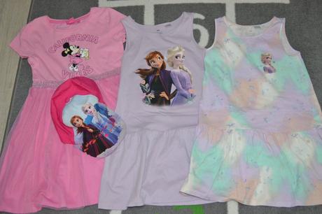 Šaty pre dievčatko h&m v.122/128...5ks, h&m,122