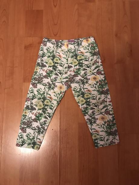 Detské kvietkované legíny, f&f,86
