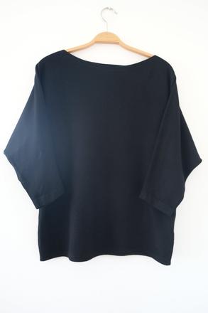 Čierny pulóver 3/4 rukáv, reserved,xl