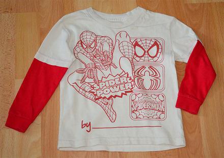 Tricko zn. marvel, vel. 92 (1,5 - 2 roky), marvel,92