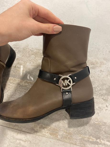 Kožená členková obuv michael kors, michael kors,38