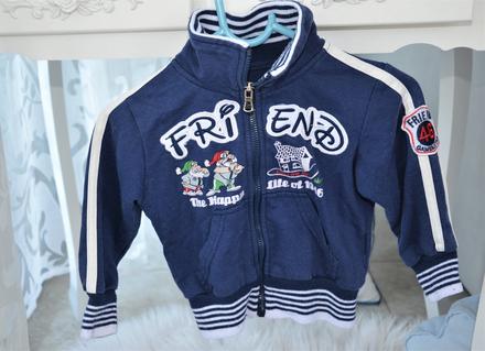 Mikina s nápisom na krku-80/86, 80