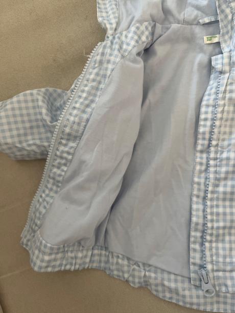 Krásna babyblue bundička benetton, benetton,68