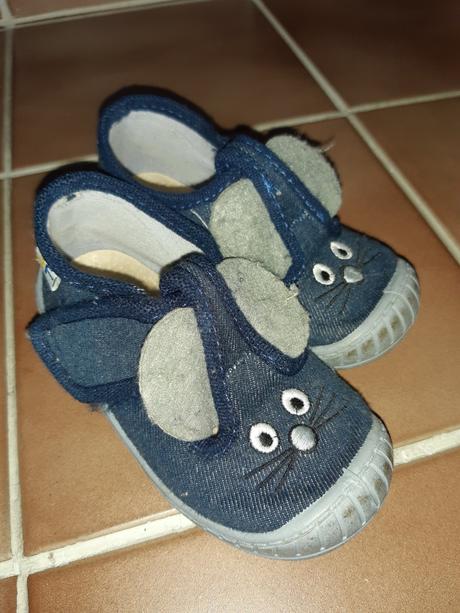 Papučky myška veľ. 22, baťa,22