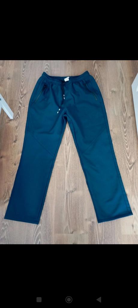 Pánske tmavomodré zateplené nohavice, xxxl