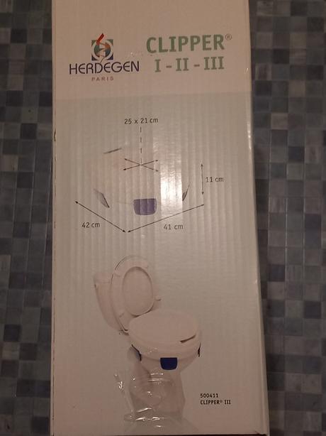 Sedák na wc clipper, 