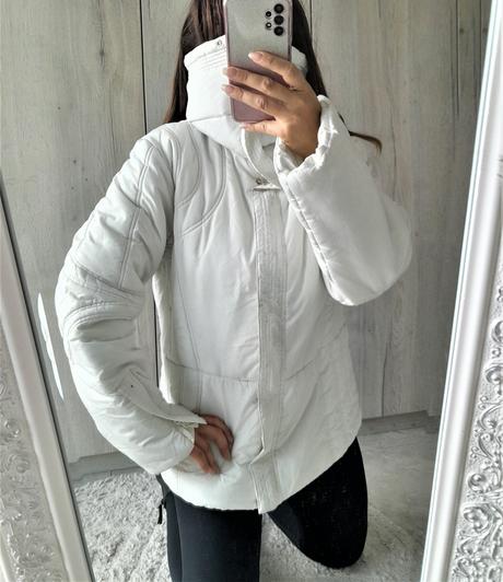 Zimná vetrovka s veľkým golierom-xl, xl