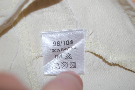 Bavlnené šatičky,posúvajú sa ramienka, 98