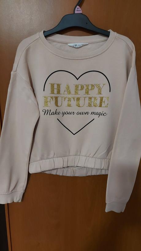 Zateplená mikina č.146/152, h&m,146