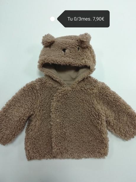 Hnedý teddy kabátik bundička macko, tu,62