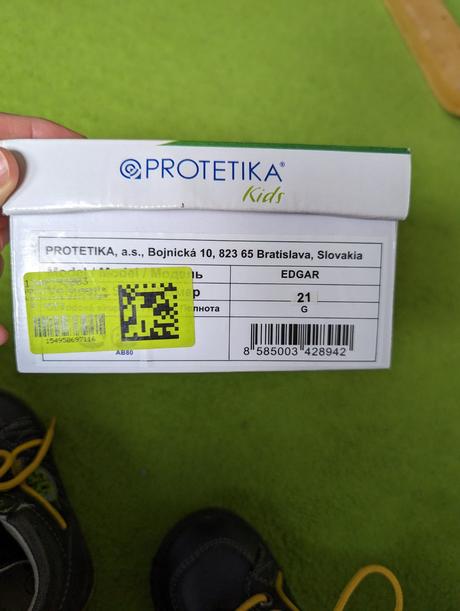 Topánočky protetika 21, protetika,21