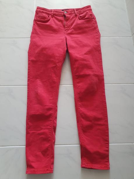 Desigual červené nohavice 40, desigual,40