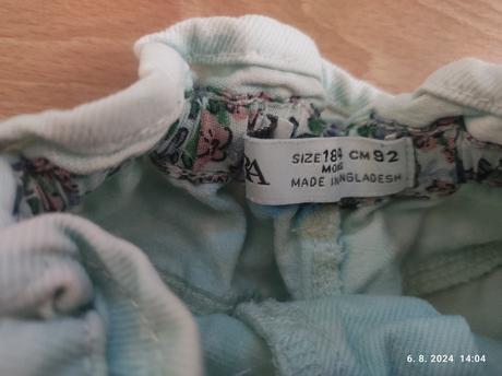 Kraťasy pre dievčatko 92, zara,92