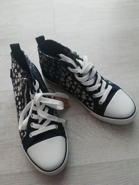 Plátené vyššie tenisky north star, baťa,38