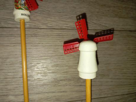 Holandský veterný mlyn do záhrady, do kvetináča, 