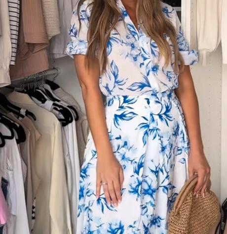 Dámska kvetovaná blúzka, zara,s