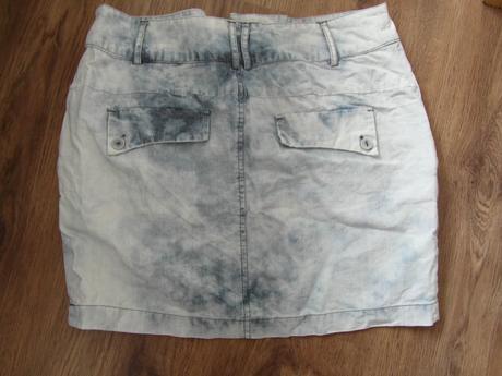 Batiková riflova sukna, s