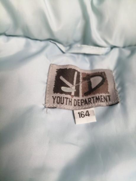 Vesta pre dievčatka bledomodra vel. 164, 164