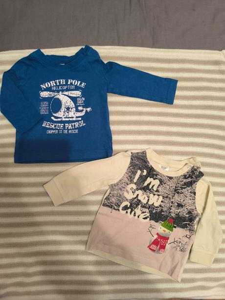 Tričko dlhý rukáv 3-6 m(62/68 cm), f&f,62