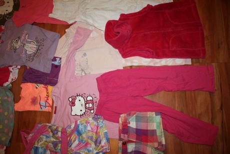 Divčenské oblečenie balik velkost 110/116, 104–116