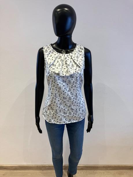 Dámska vzorovaná blúzka čiernobiela gap (xs), gap,xs