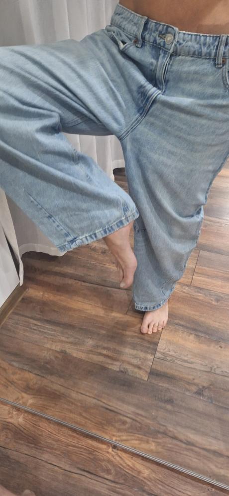 Široke rifle baggy zara vel 40/42, zara,40