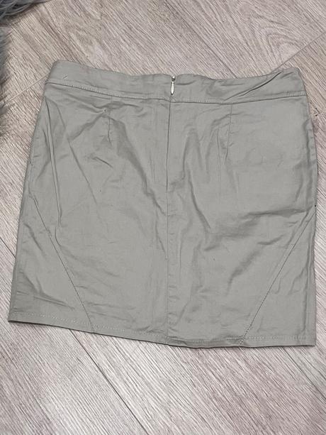 Dievčenská béžová tenká sukňa s bočnými vreckami, 146