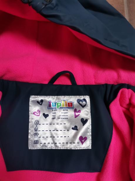 Bunda do dazda zateplena, lupilu,104