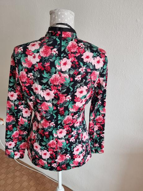 Kvetovane sako bez zapinania orsay m, orsay,m